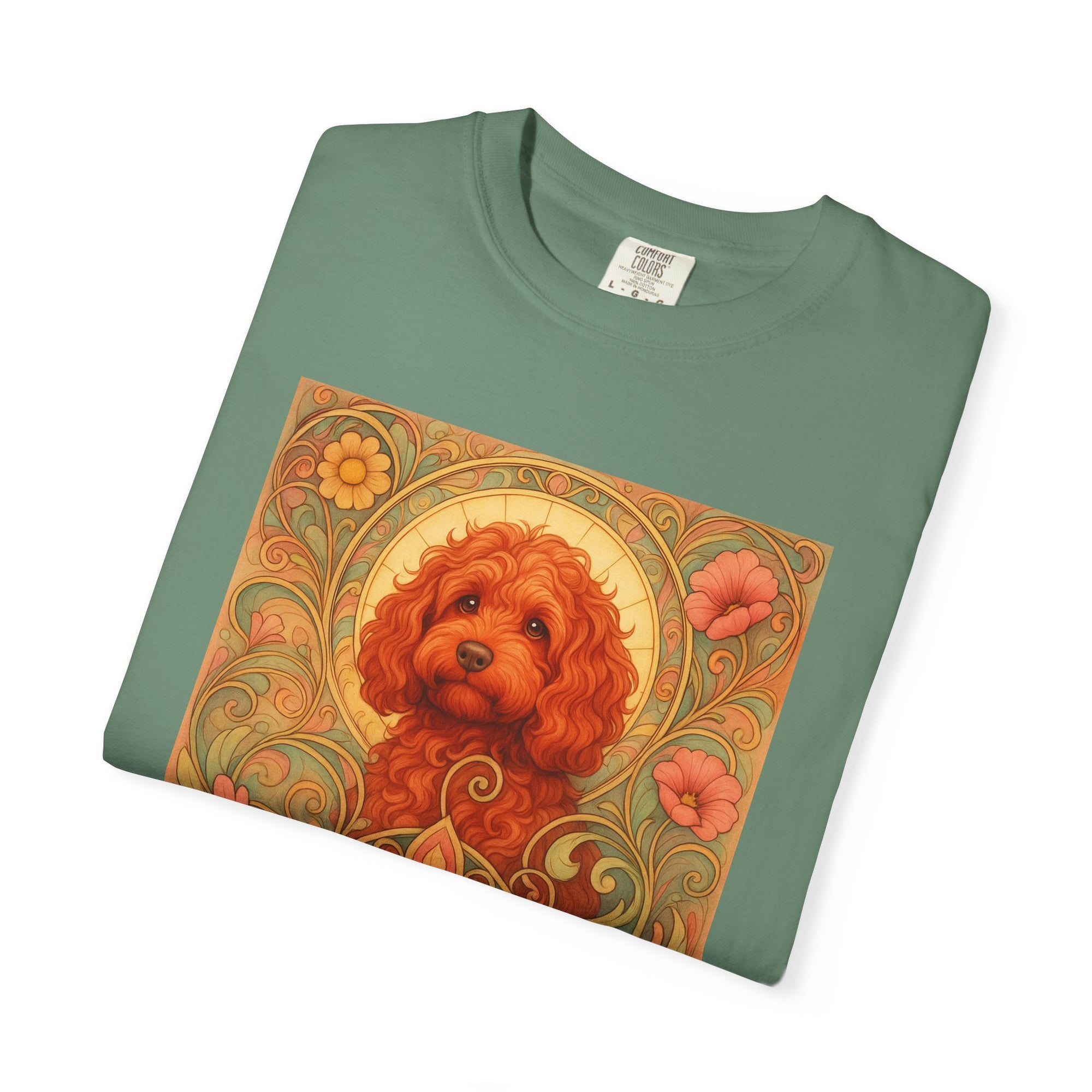 Strawberry Cockapoo/Cavoodle Vintage Graphic T-shirt -Unisex Cotton Tee for Dog Lovers