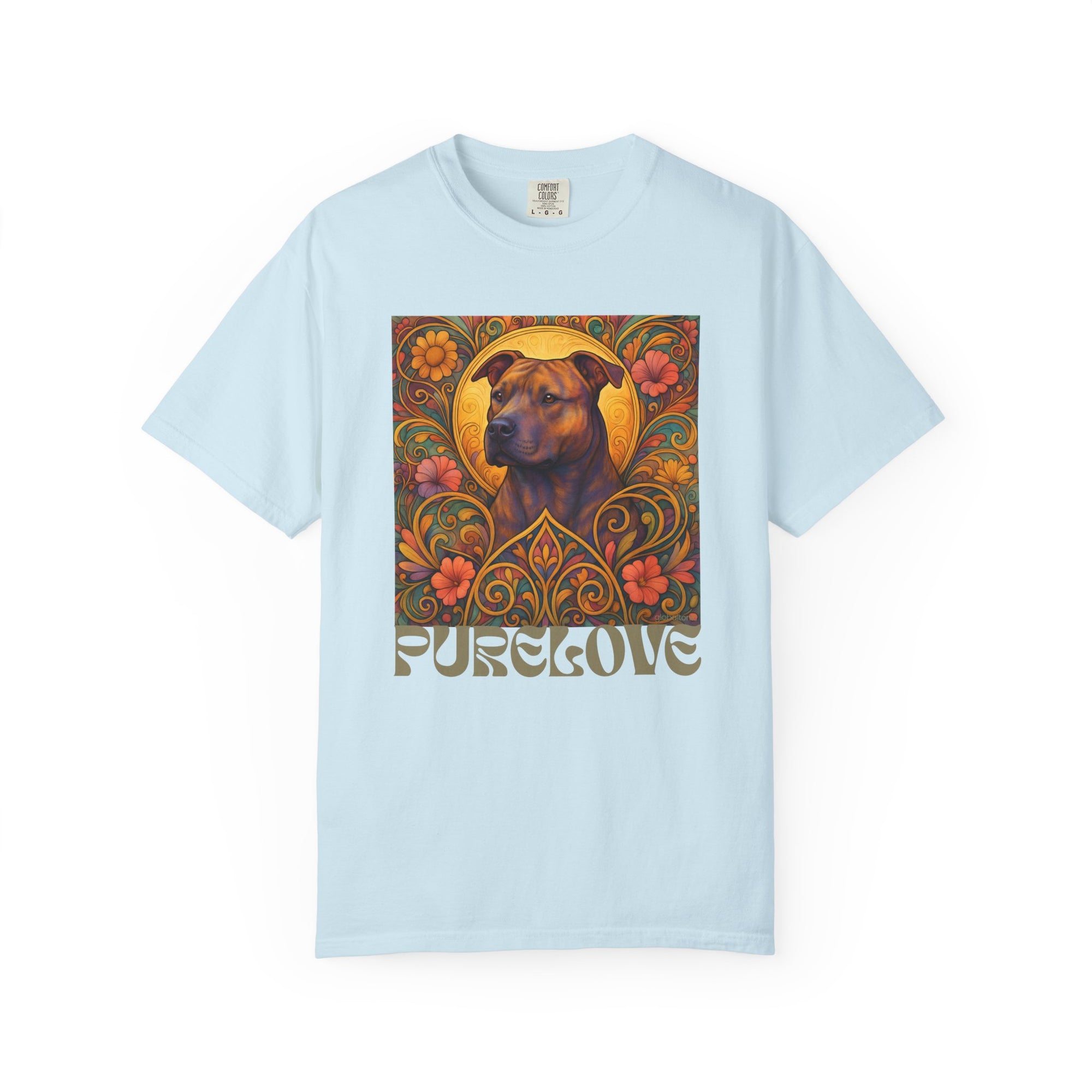 Staffy/Staffordshire Bull Terrier Brindle Vintage Graphic T-Shirt – Unisex Cotton Tee for Dog Lovers