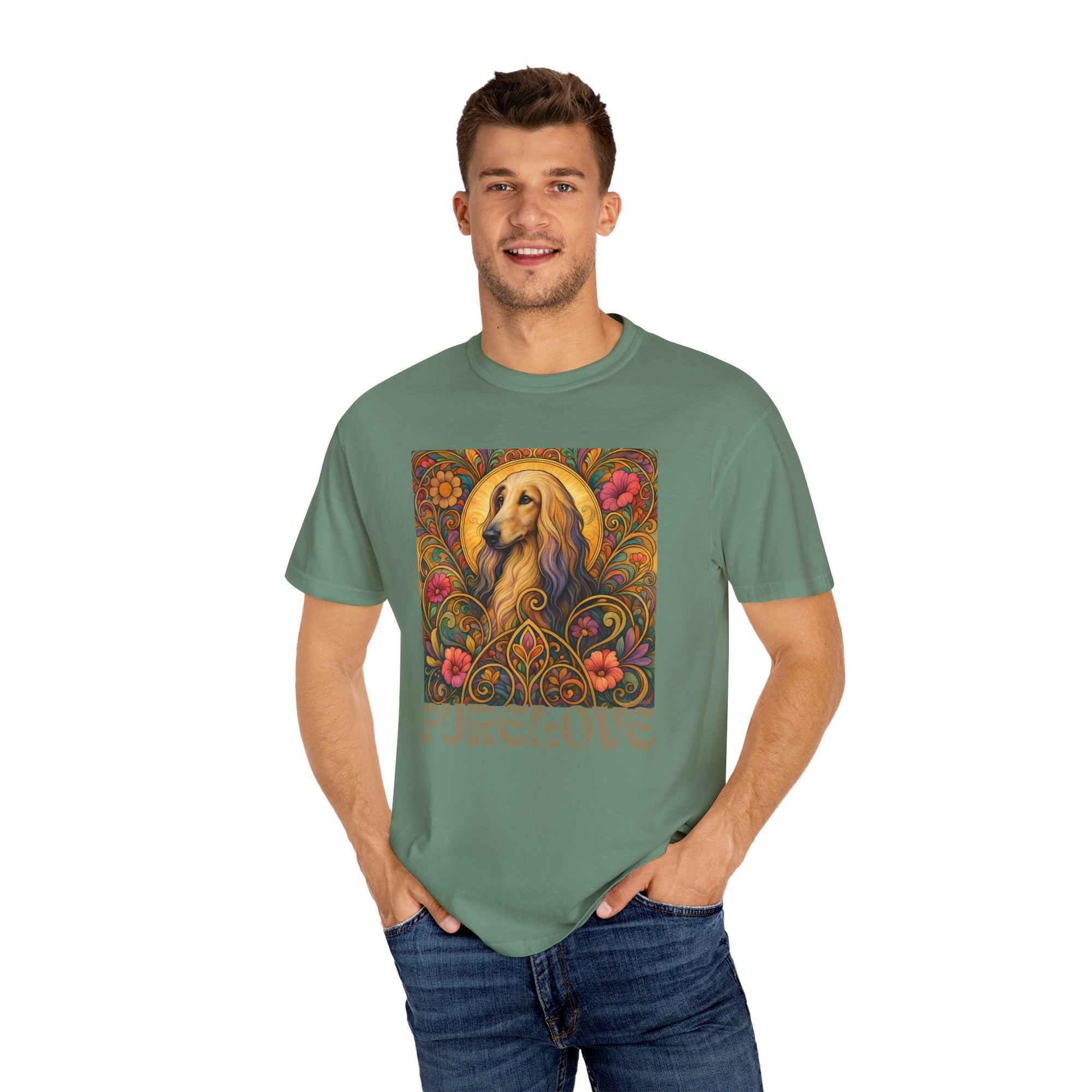 Afghan Vintage Graphic T-Shirt – Unisex Cotton Tee for Dog Lovers