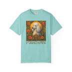 White Poodle Vintage Graphic T-Shirt – Unisex Cotton Tee for Dog Lovers