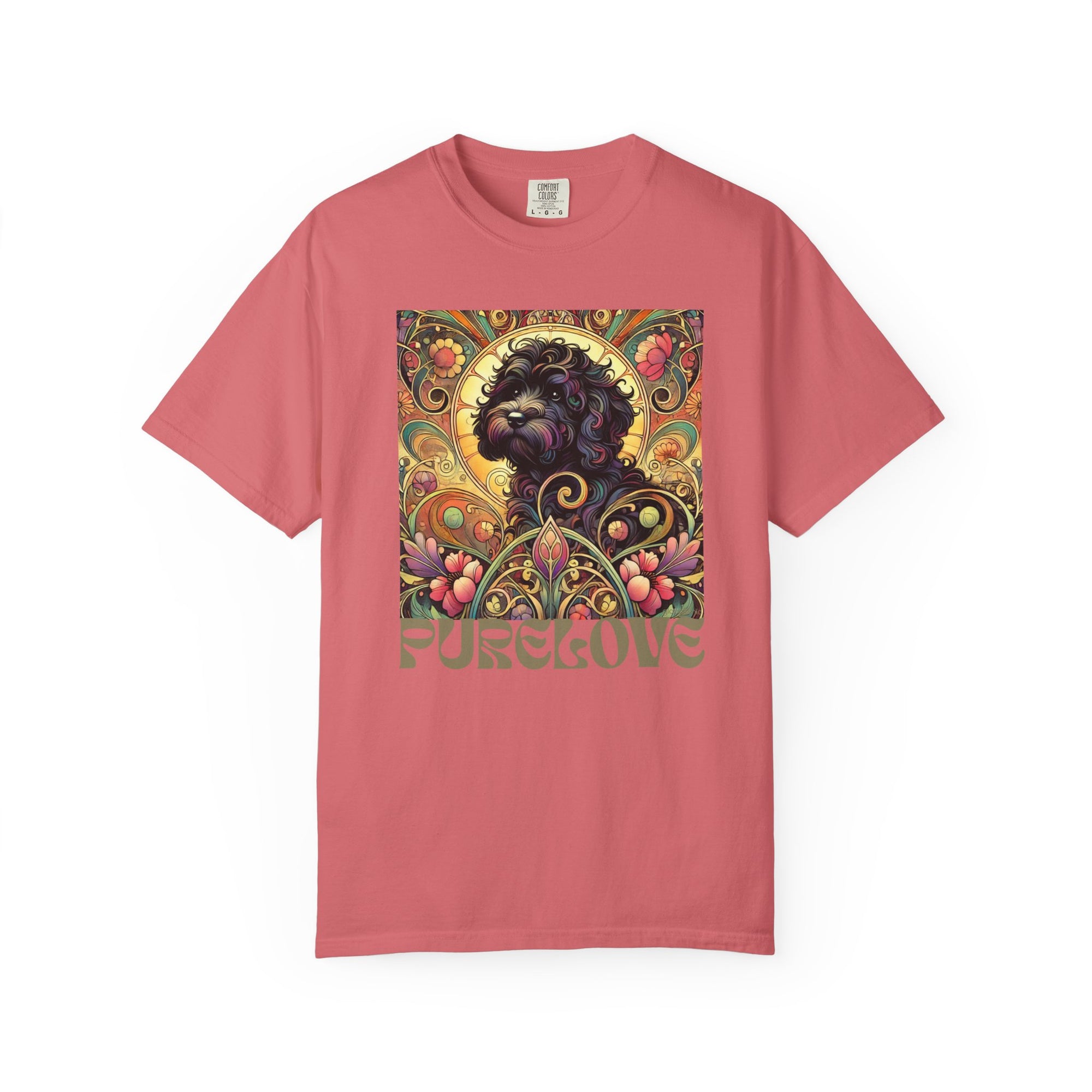 Black Cavoodle/Cockapoo Vintage Graphic T-Shirt – Unisex Cotton Tee for Dog Lovers